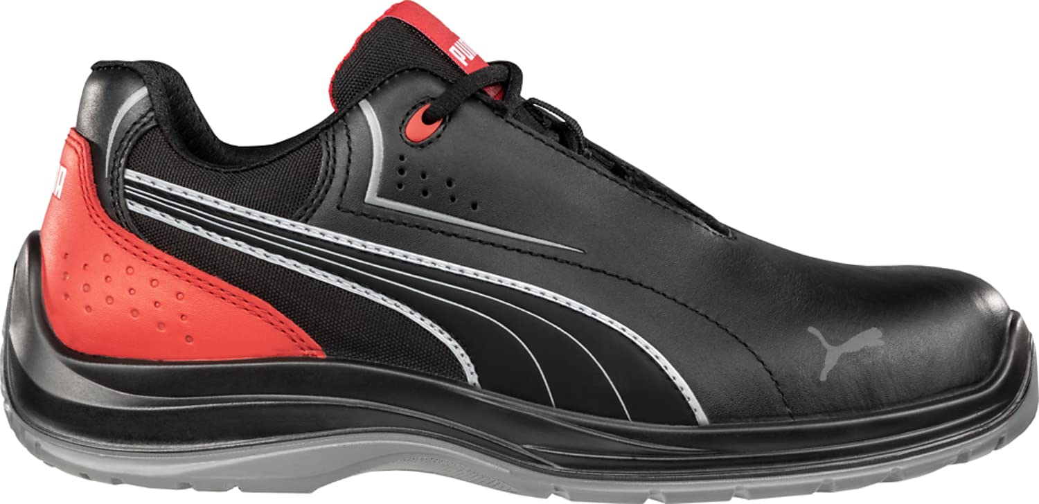 PUMA Men's Touring Black Low Industrial Shoe, 8.5