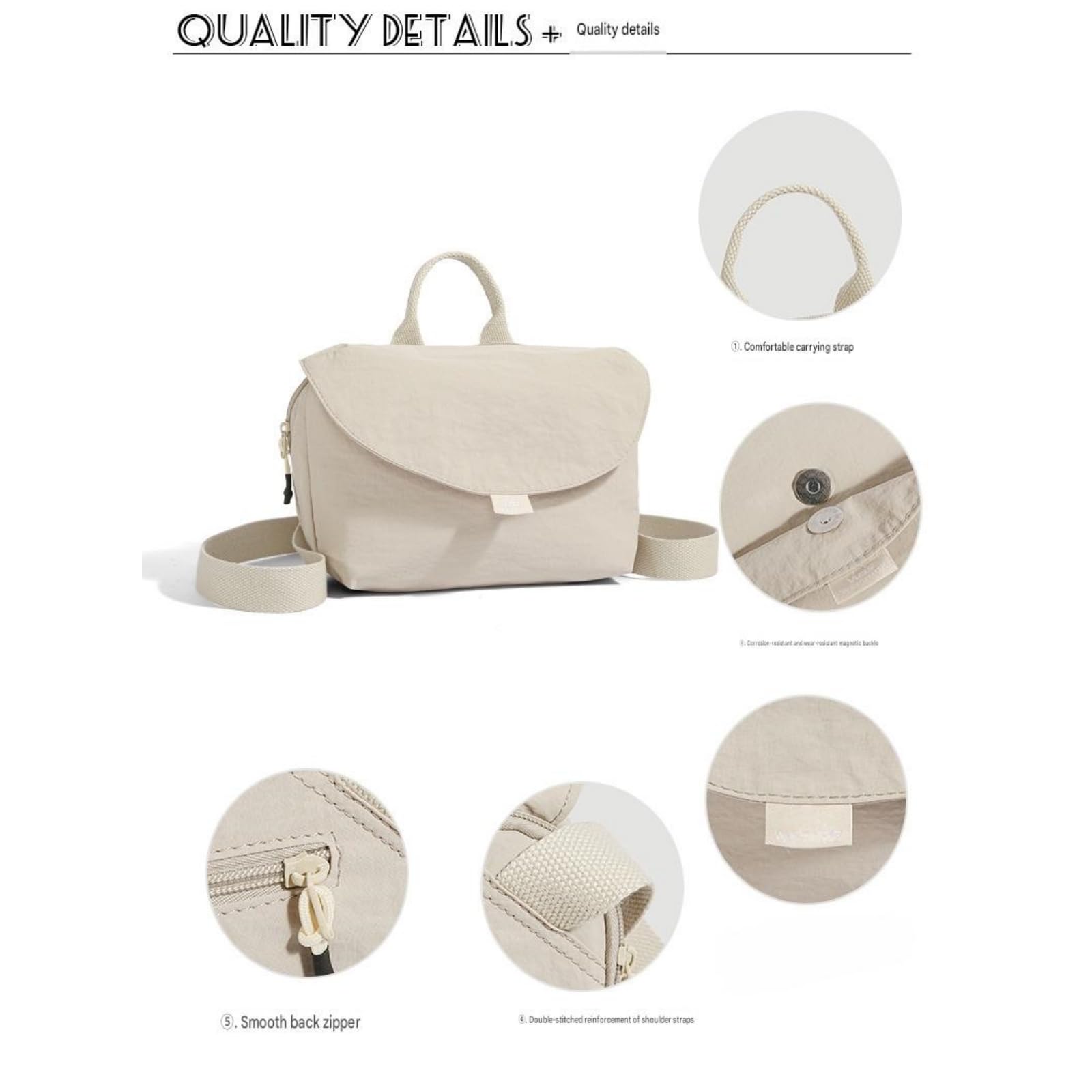 Borsa A Spalla Tracolla da Donna Elegante E Versatile Quadrata Piccola, Casual Semplice-Rosa