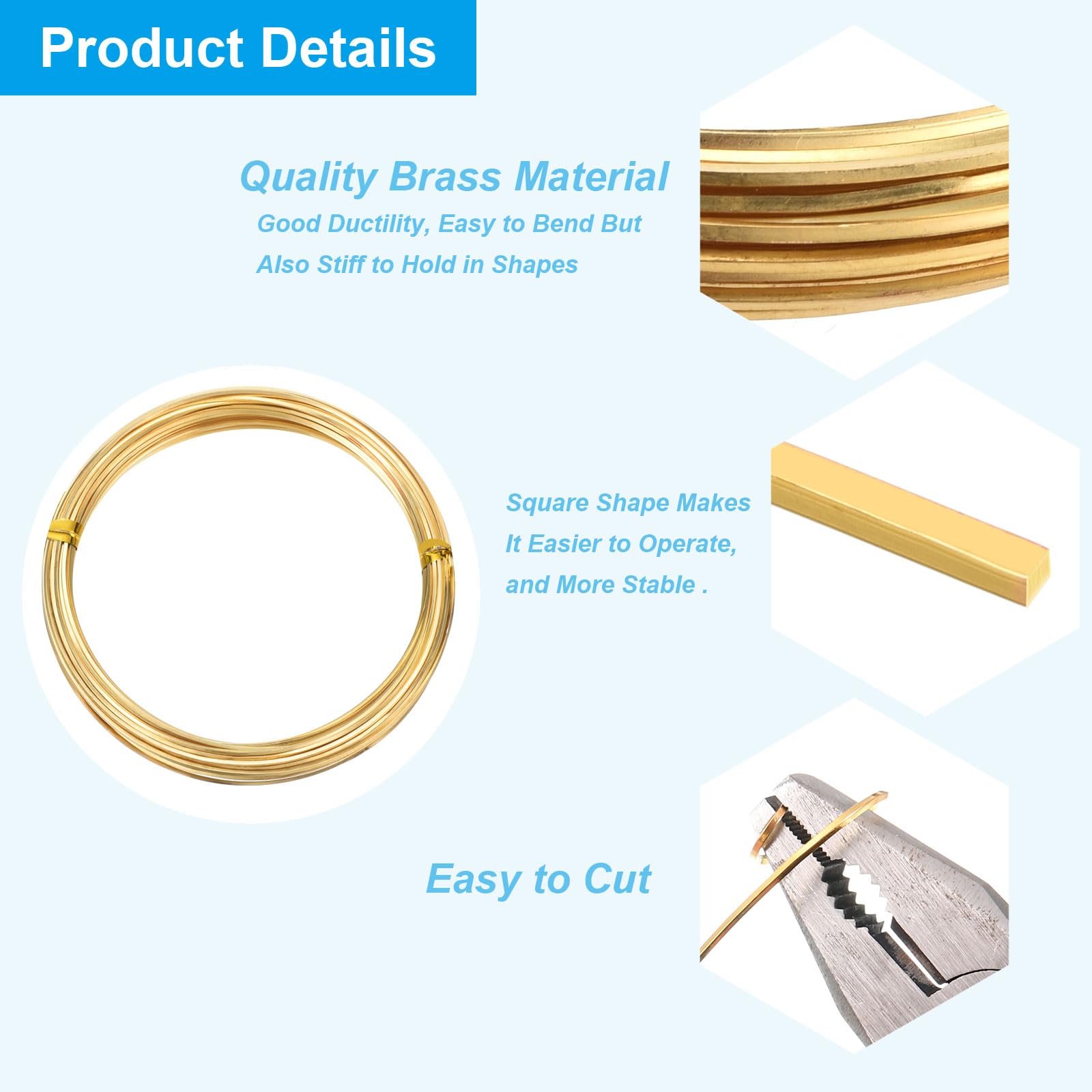 PATIKIL Soft Brass Wire - Image 3