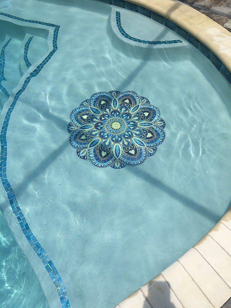 Joyful Soul Mandala Porcelain Swimming Pool Mosaic (23