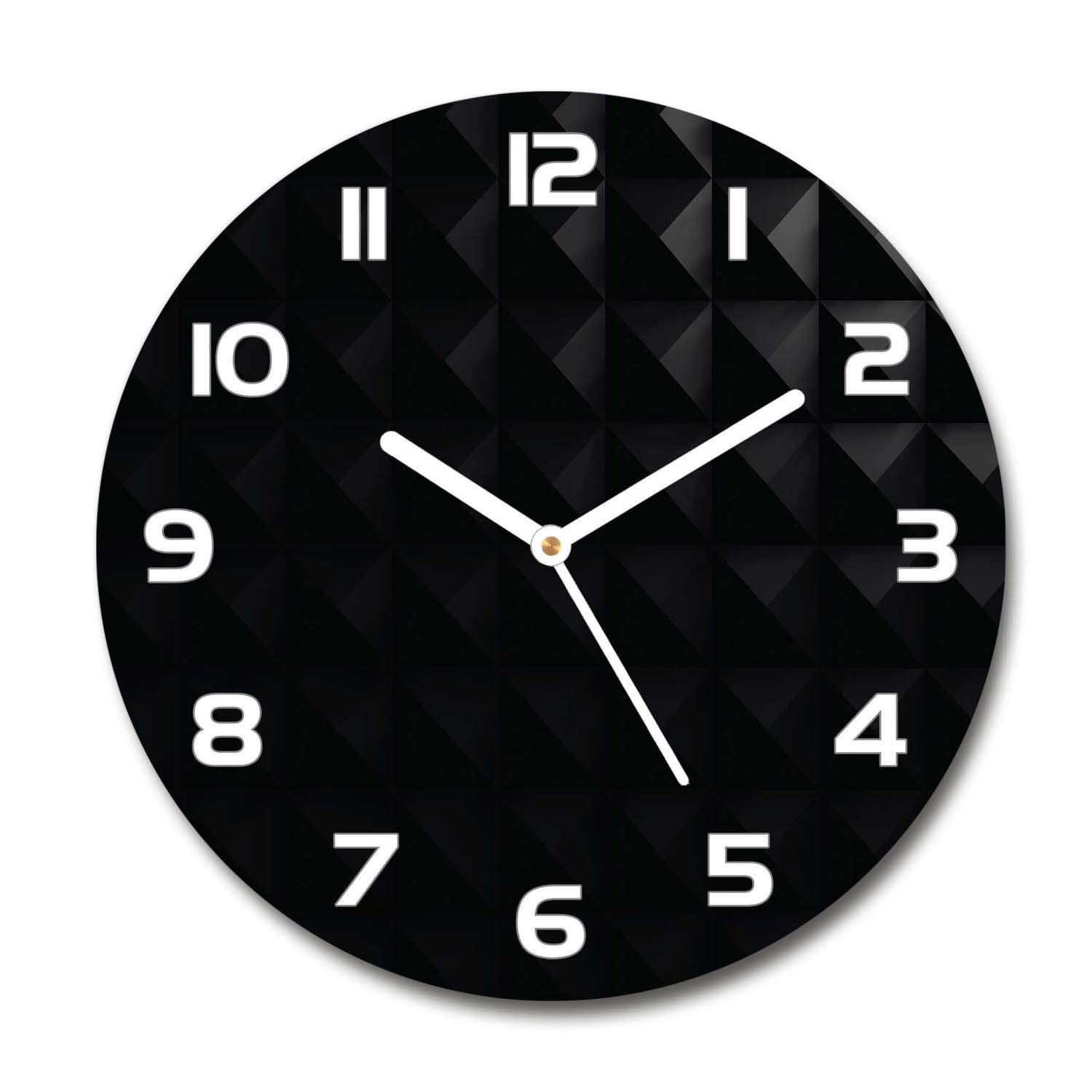 Horloge en Verre Salon Design Tulup pour Pose sur Pied Moderne