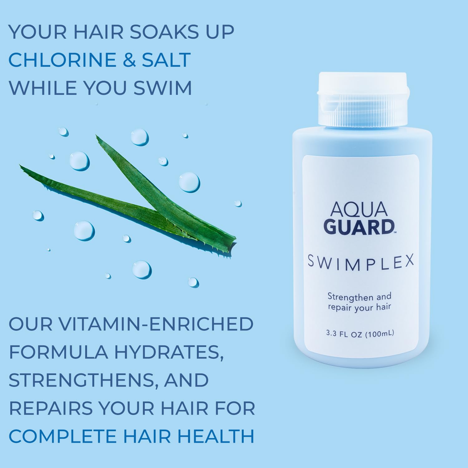 AquaGuard SwimPlex, Blue, 49 g (Pack of 2) - Image 3