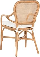 Vista 3 de Silla Ratán Bambú 21.7 x 24.4 x 33.9 in Natural