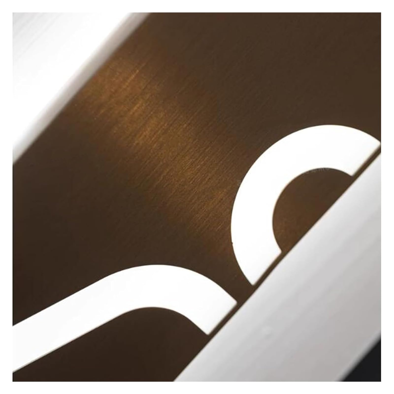 Carteles para aseos, Letrero iluminado for colgar en la pared, acero inoxidable y acrílico