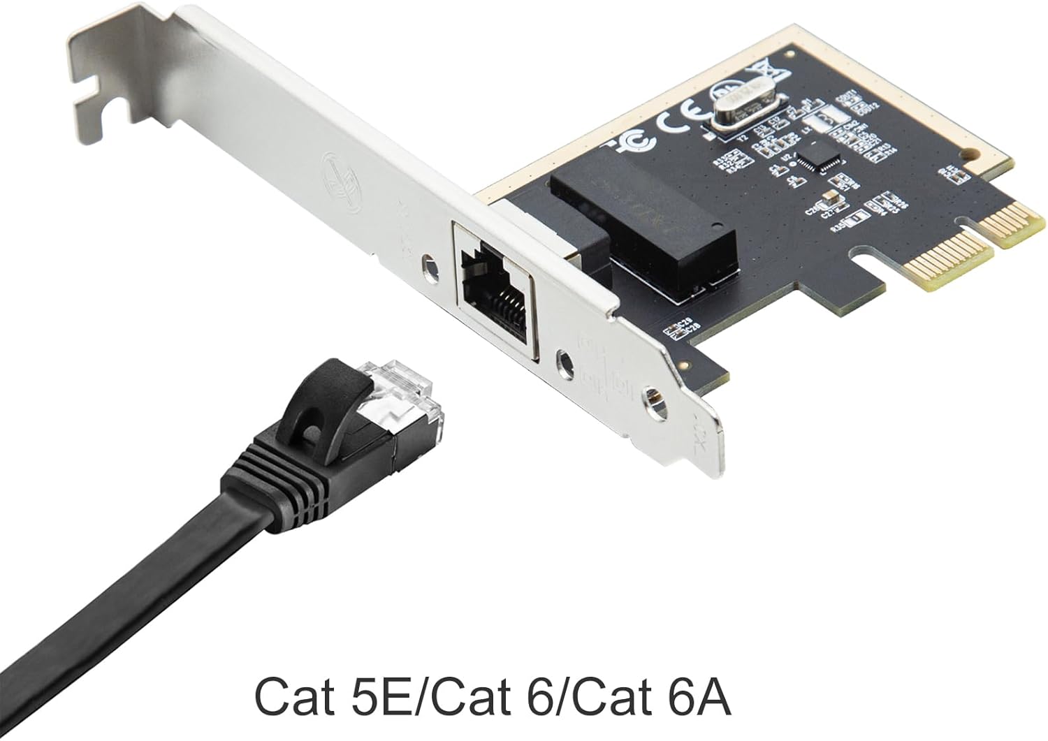 10Gtek 1Gb/s Network Card with One Port RJ45, Supports Windows 7/8/8.1/10/11/Vista, Servers 2012/2008 R2, Linux, Mac OS, 4-Pack