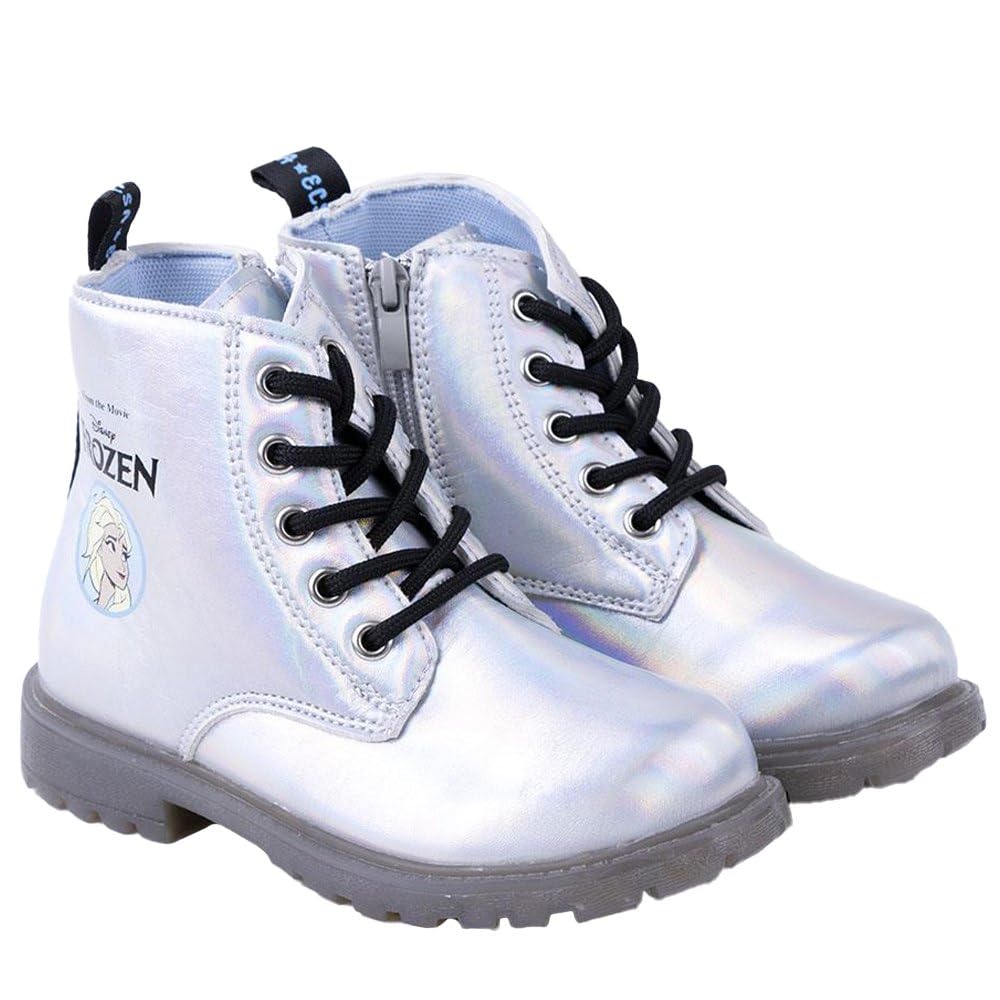 CERDÁ LIFE'S LITTLE MOMENTS - Botas de Agua Frozen - Botas con Luces de Color Blanco para Niña - Talla 29 - Licencia Oficial Disney