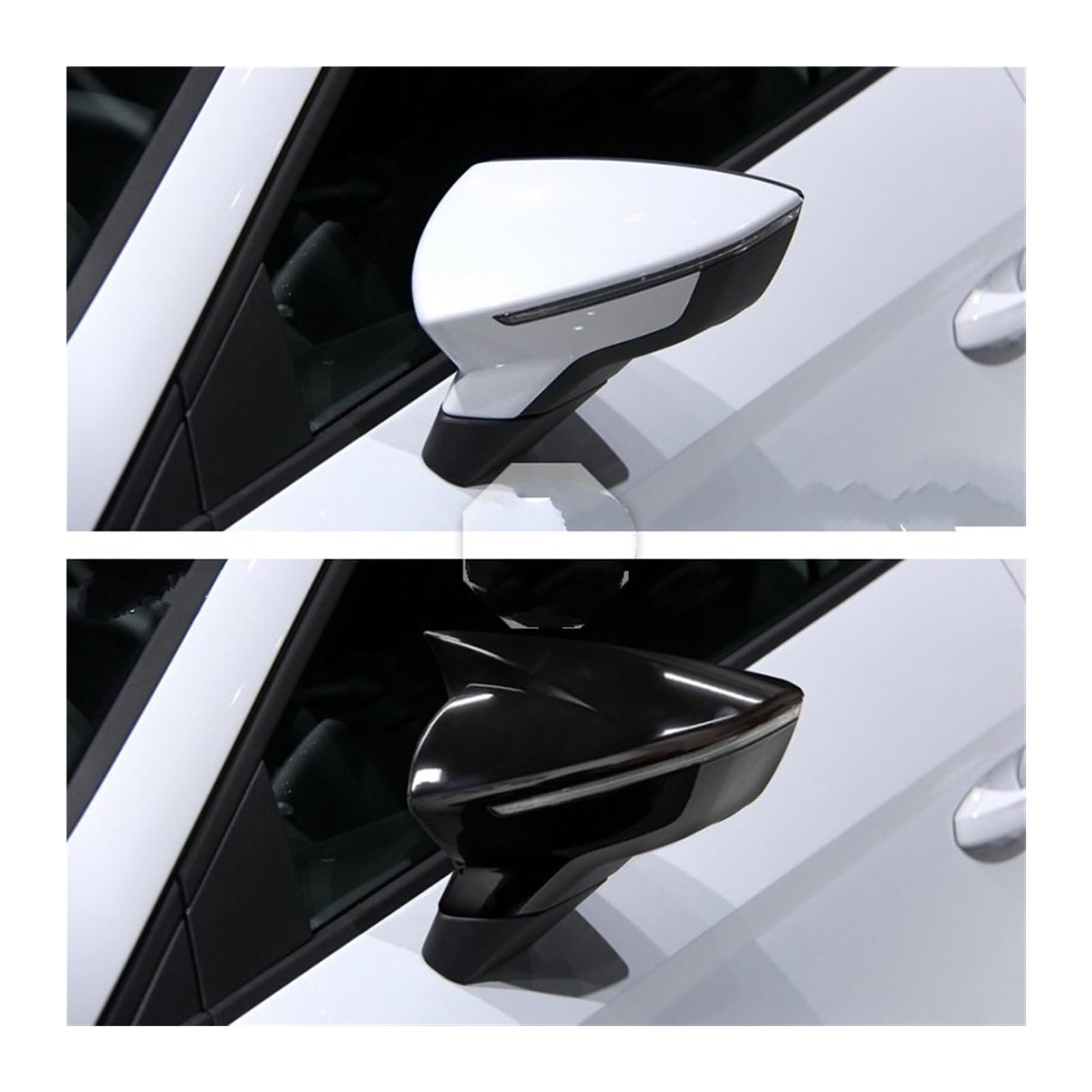 Coppia Cover Specchietti Laterali In ABS Effetto Carbonio Per SEAT Mk3 5F ST Cupra (2013-2019) – Protezione UV, Design Aerodinamico, Sostituzione Diretta