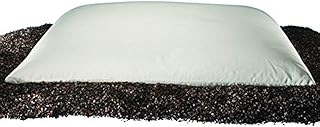 Sobakawa Traditional Buckwheat Pillow Organic Cotton with Natural Technology for Cool Sleep, Neck Support for Back and Side Sleepers or as a Meditation Cushion, White (Standard)