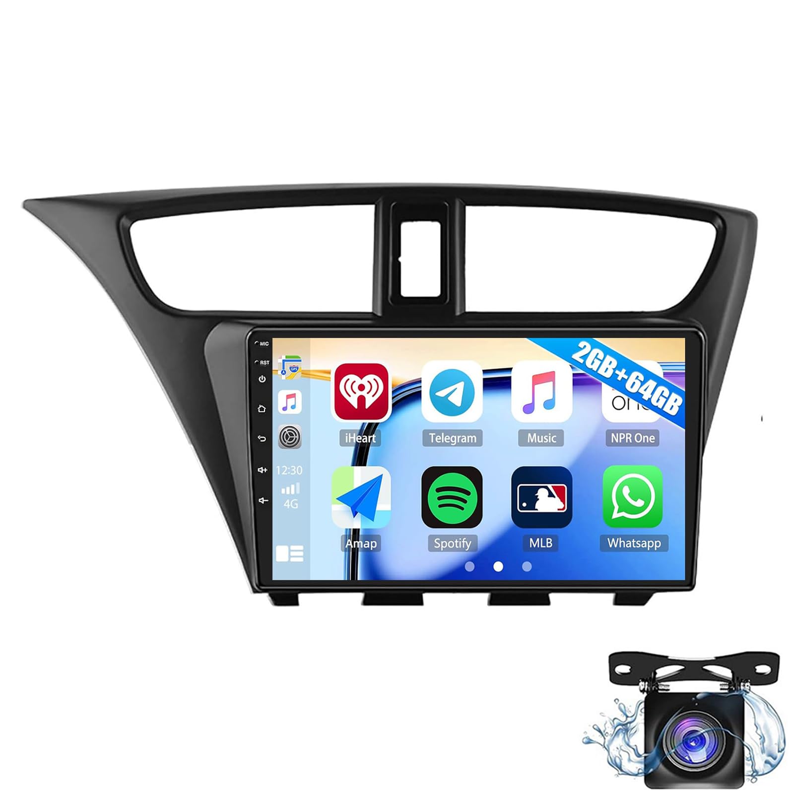 Autoradio Écran Tactile 9 Pouces pour Connecter Votre Smartphone en Voiture