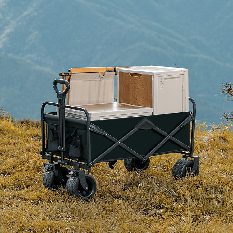 Amazon.co.jp: キャリーワゴン 屋根付き【耐荷重225㎏・大容量180L