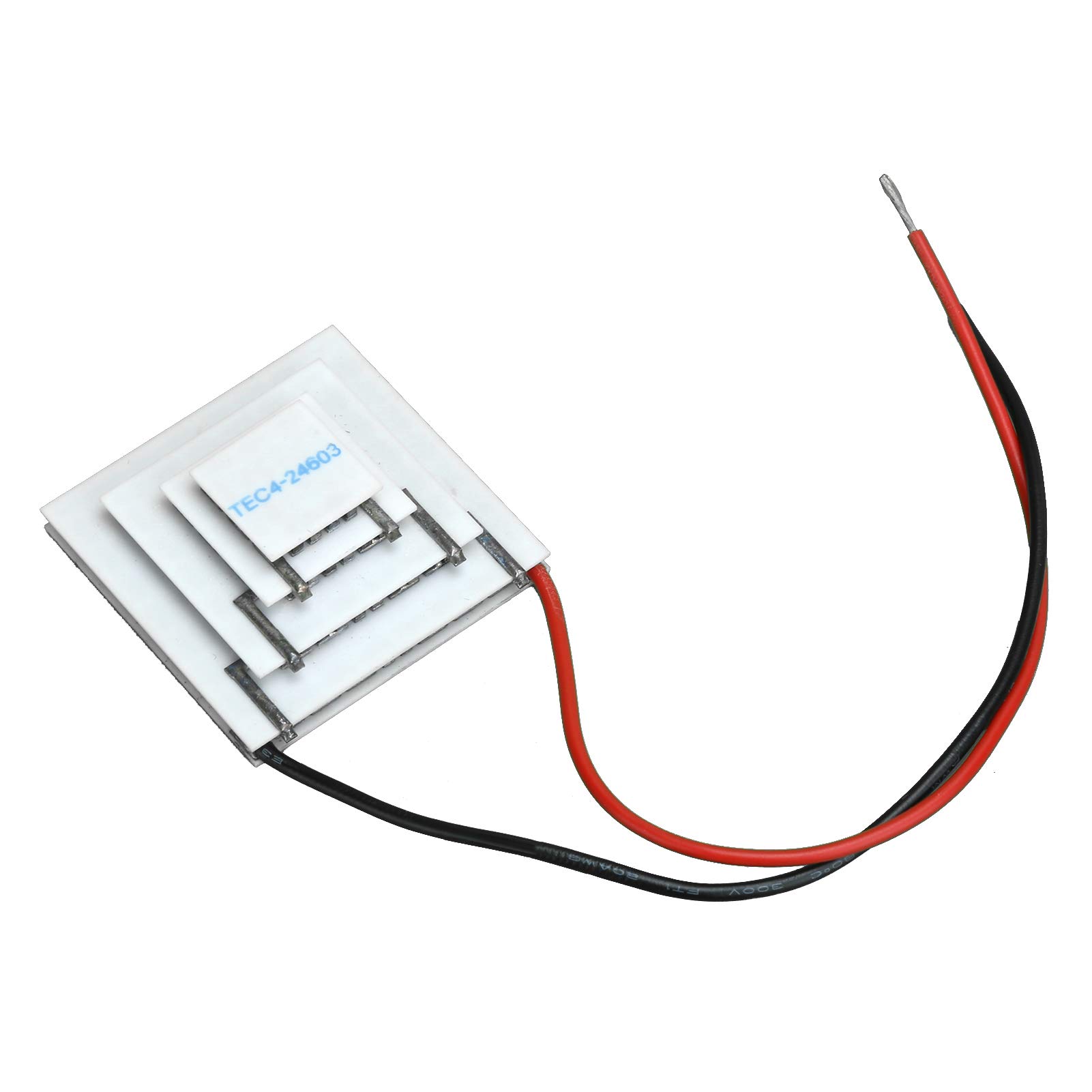 Dispositivo di Raffreddamento Termoelettrico, Accessori per Computer di Refrigerazione in Ceramica a 4 Strati TEC4-24603 15-20-30-40mm DC12V, Guarnizione in Gomma Siliconica 704