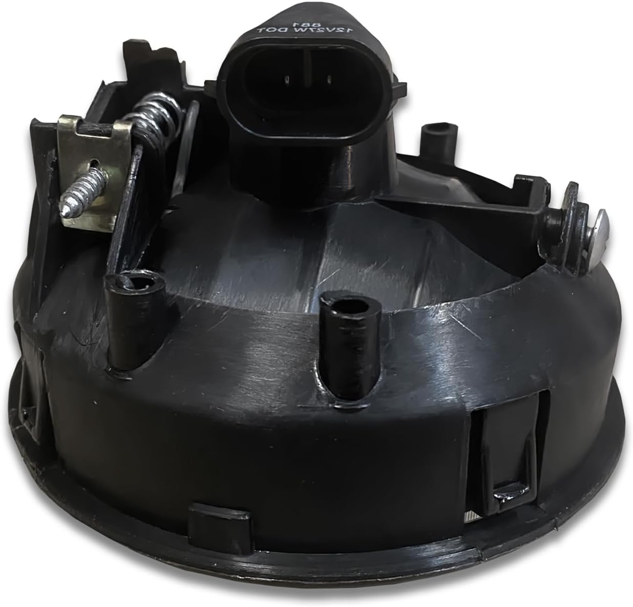 KOZAK Fog Light Assembly (Left Driver Side) Clear Lens Compatible with Freightliner Century & Columbia 2000-2015 PLUS Logo and Vest