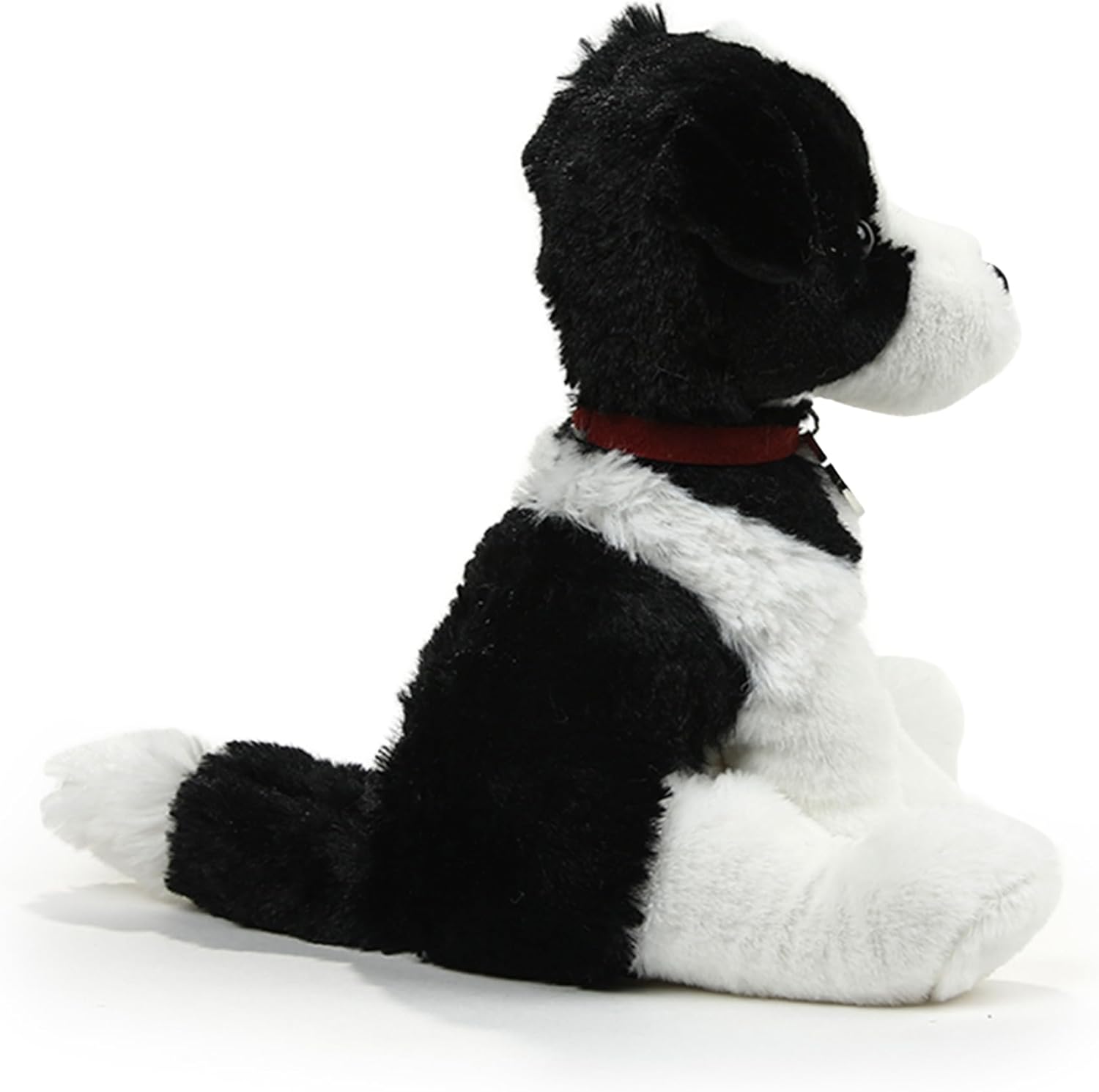 Adorable Dog Stuffed Animal Plush Toy – Premium Quality 8 Inch Soft and Cuddly Puppy with Cute Collar – Perfect for Kids, Cat Lovers, and All Ages (Oreo The Border Collie)