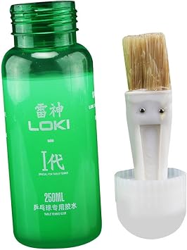 Table Tennis Rackets Glue Care Kit Increase Flexibility with Brush 250M for Paddle Assembling Table Tennis Paddle