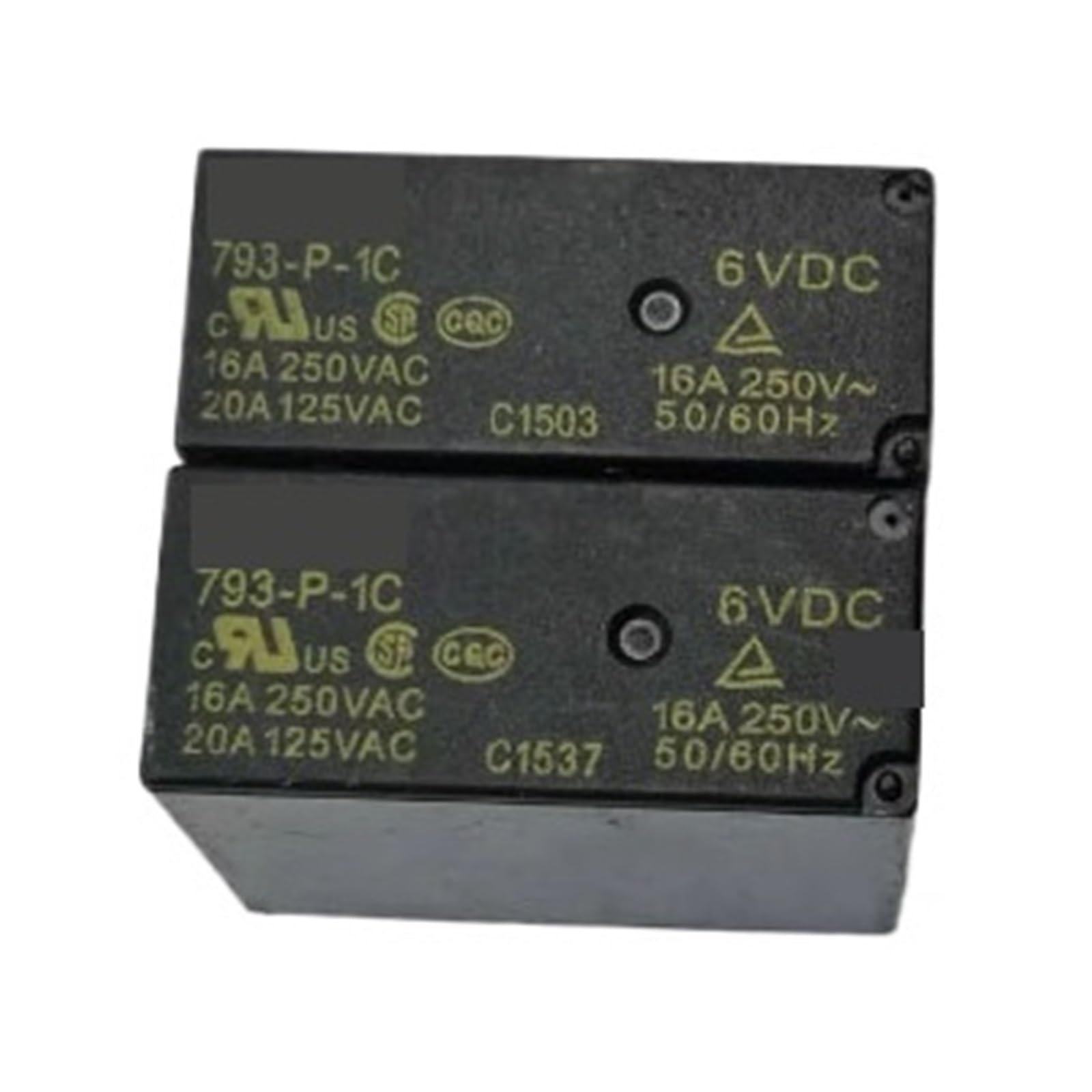 Relais électromécanique 793 P 1C 6VDC | Lot de 3 composants pour circuits imprimés