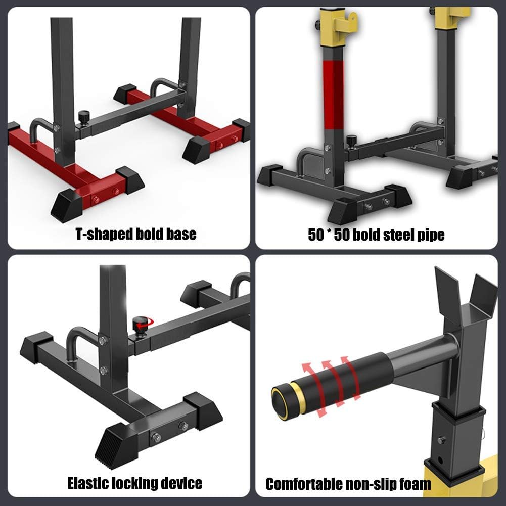 Fitness Barbell Rack Squat Rackarbell Free Press Bench Rackdjustable Multi Function Indoor Strength Training Equipment,Used for Home Fitness, Durable