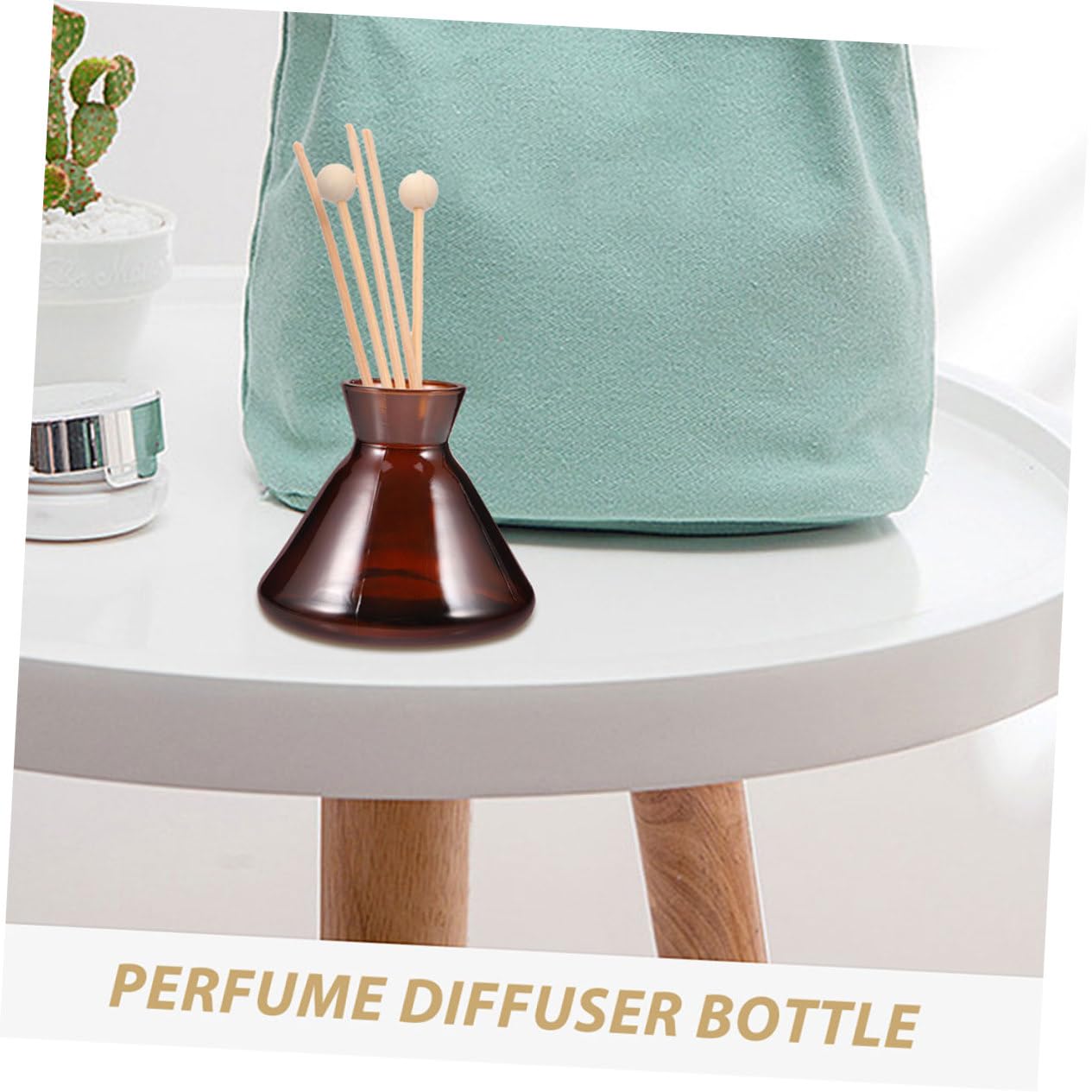 POPETPOP 2pezzi Bottiglia Diffusore Aromatico Ricaricabili per Profumare Ambienti con Oli Essenziali Design Elegante per Decorazione Casa e Aromaterapia