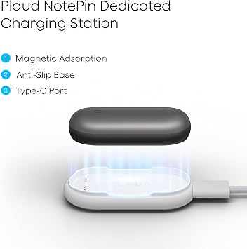 Plaud Charging Dock for NotePin S and NotePin AI Voice Recorder