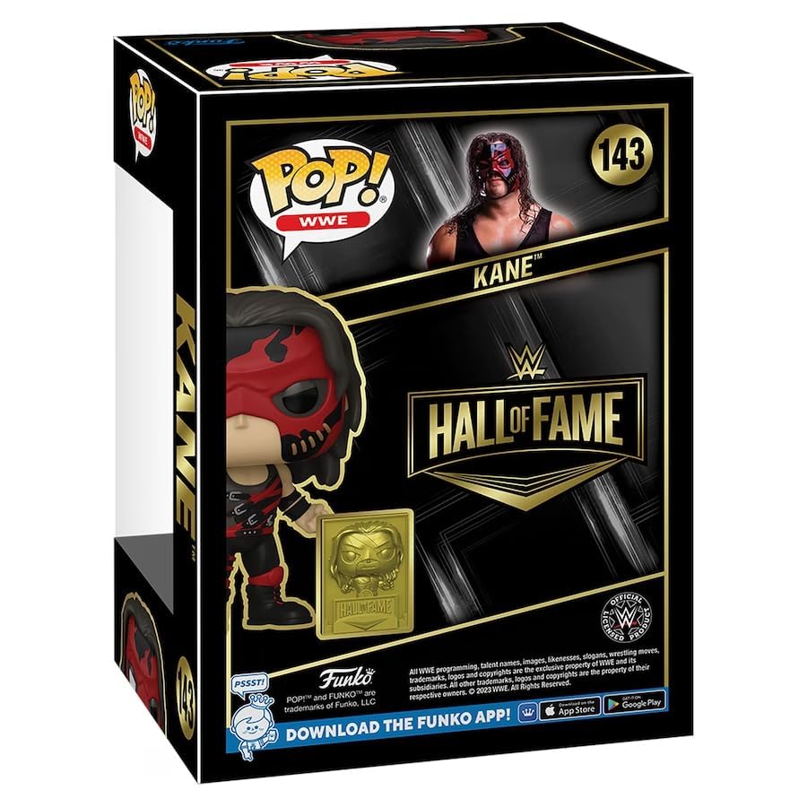 Funko POP! WWE Kane Hall of Fame #143 Fanatics Exclusive - Image 3