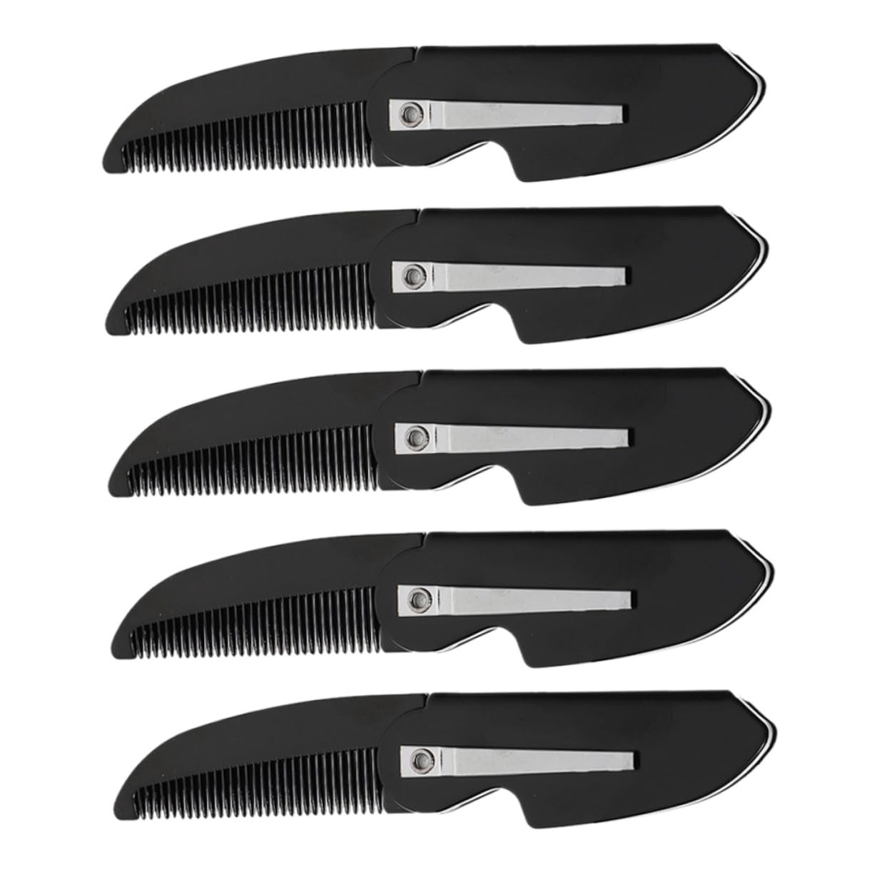 15 Pezzi Pettine da in Plastica Leggera Pettine Compatto da Viaggio per Styling e Baffi Strumento di Quotidiana Resistente e Facile da Usare