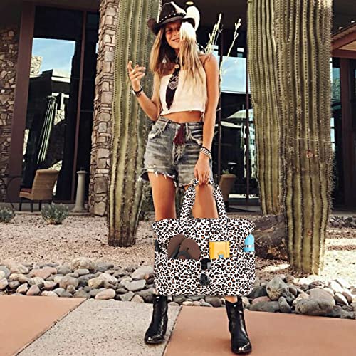 Bolsas de playa impermeables pack de 2 estilo leopardo muy espaciosas 2