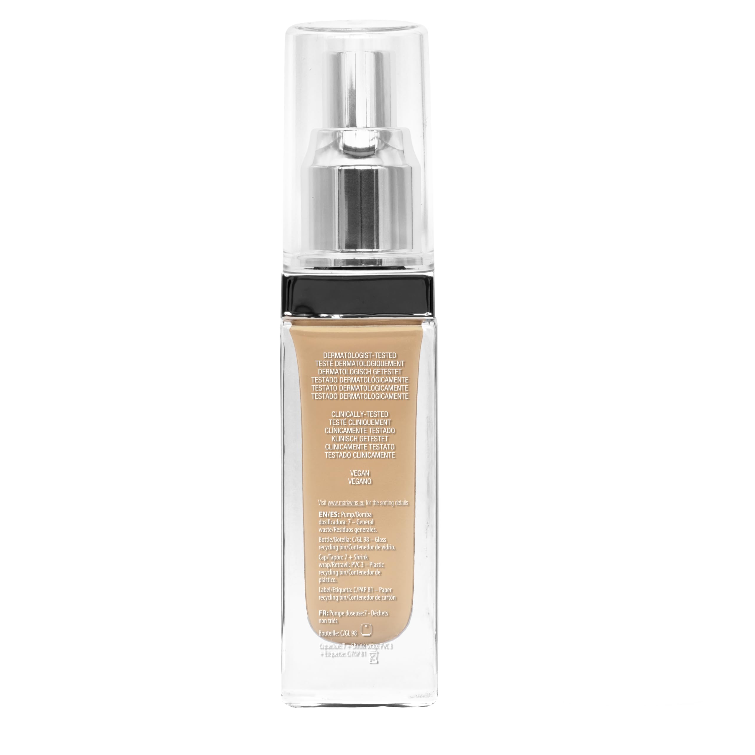 Physicians Formula The Healthy Foundation SPF 20, Długotrwała lekka podkład w płynie o satynowym wykończeniu, wzbogacona kwasem hialuronowym i witaminami, zapewniająca doskonałe pokrycie, odcień LN3