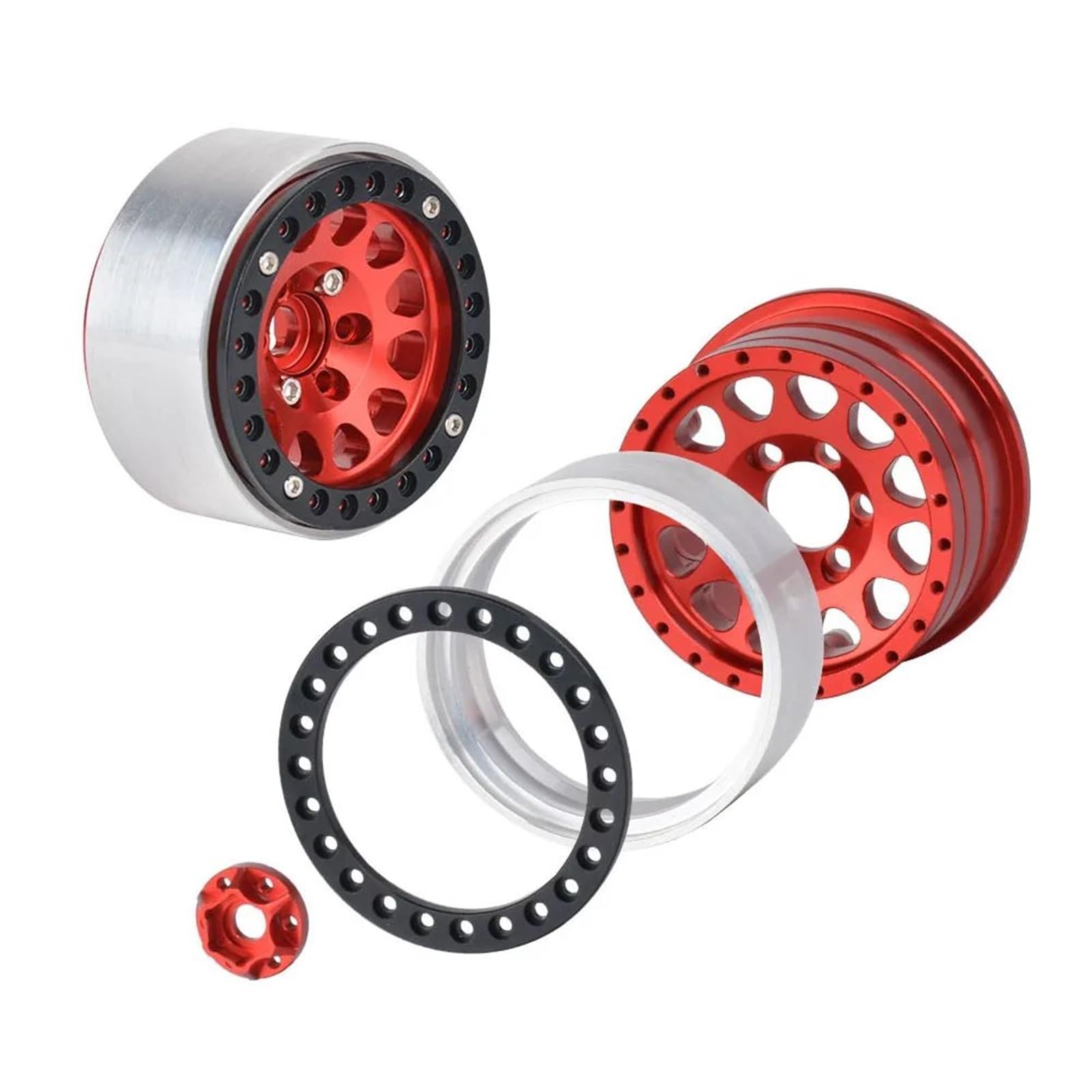 Per Arrampicata Pneumatici Mozzo Ruota 120X45mm In Metallo Per 1/10 RC Crawler Auto Parti Aggiornamento Modificare Sostituzioni Accessori Accessori Modellismo RC