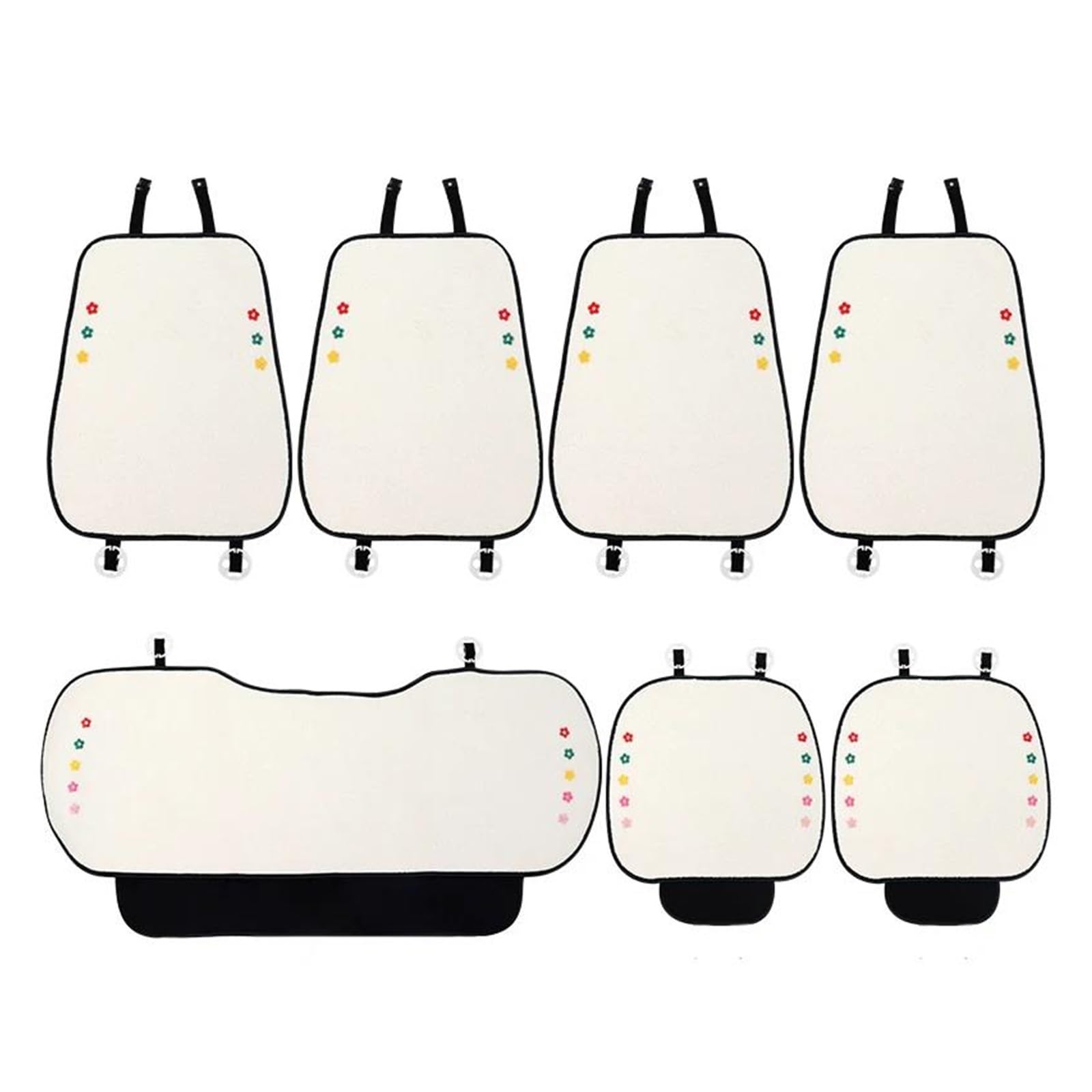 Housse de siège de voiture en peluche isolante et coussin universel anti-froid