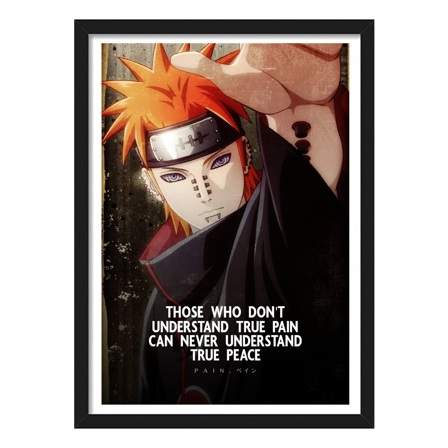Naruto Shippuden Framed Poster - Minato Namikaze Art -11