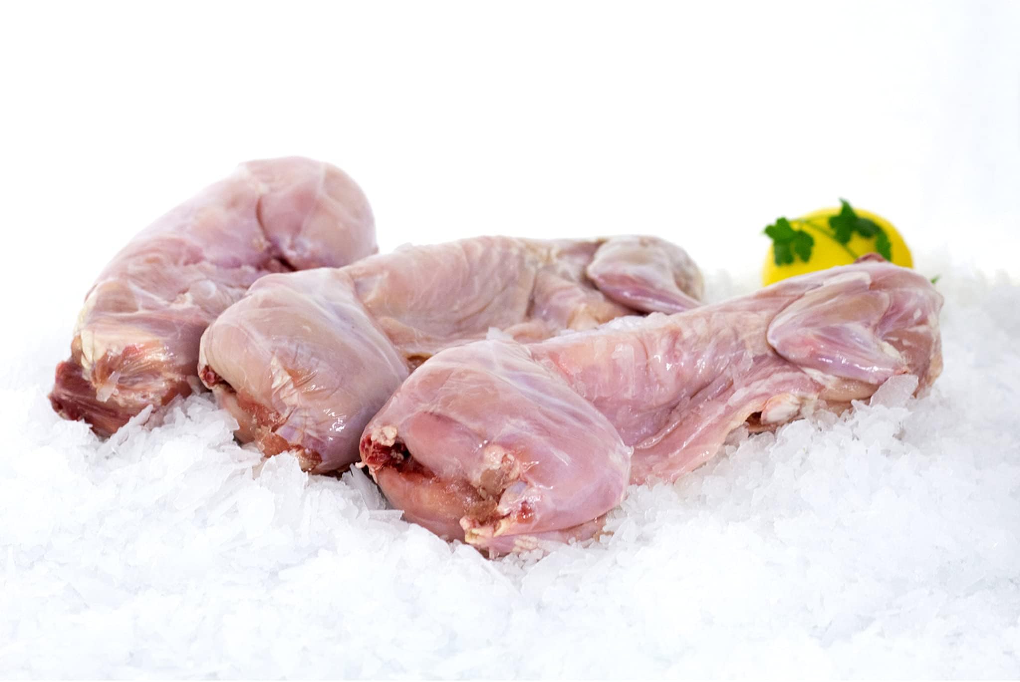 3 Cleaned Whole Rabbits (6-8 Lb. Average Total)