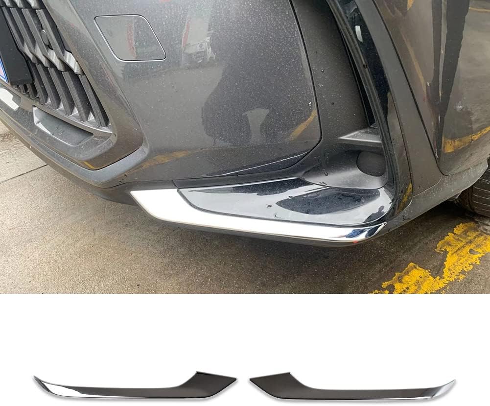 Beautost for Lexus NX 250/350/350h/450h+ 2022 2023 2024 2025 2026 Chrome Front Fog Light Lamp Cover Trims