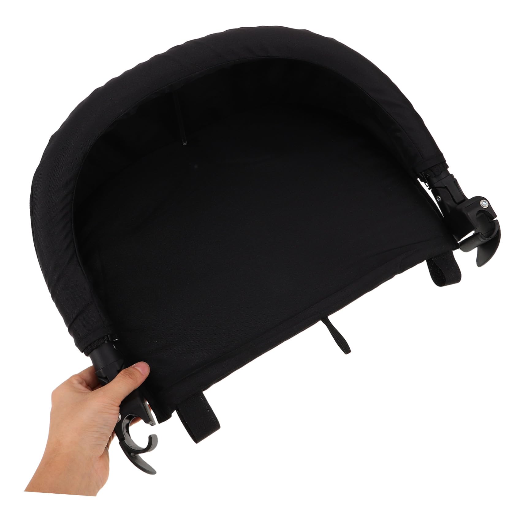 Reposapiés Plegable para Cochecito Soporte de Pies Ajustable Negro