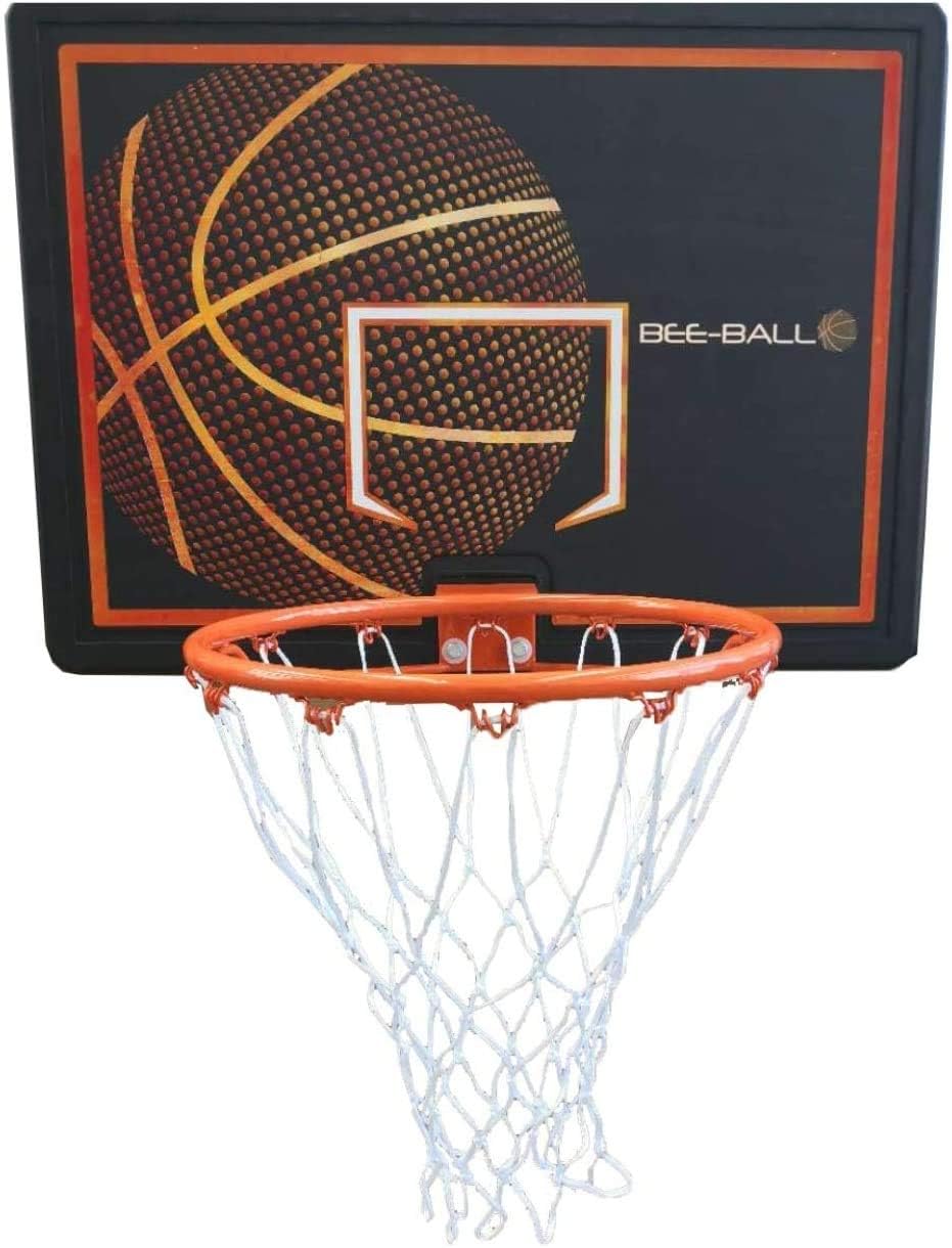 BeeBall ZY010 Wall Mounted Basketball Hoop and Backboard, Can be