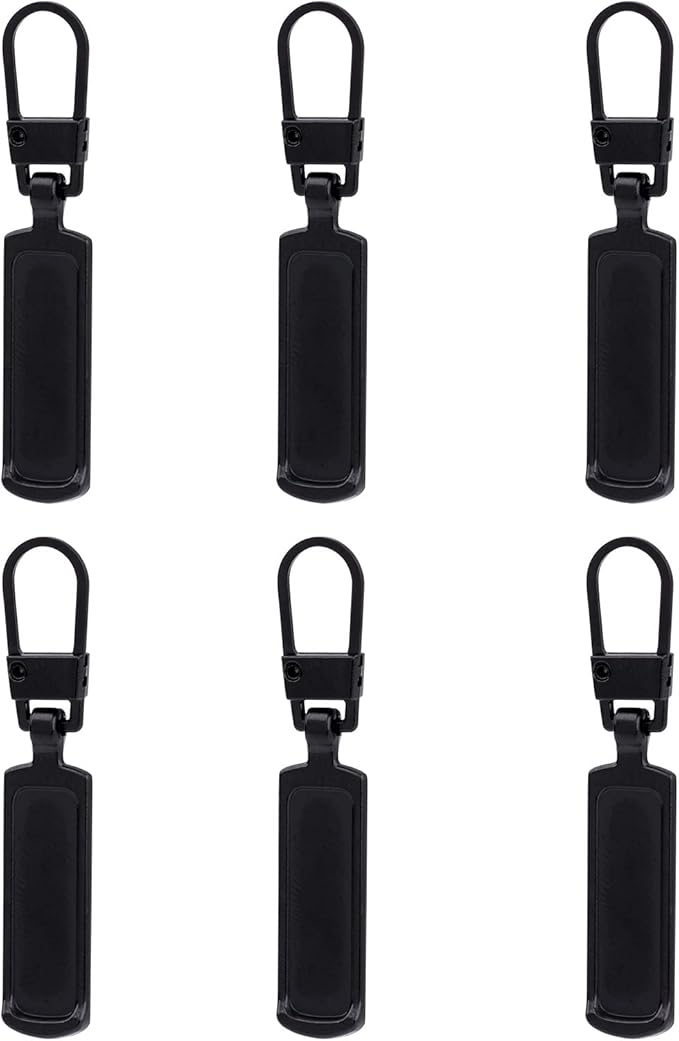 TOYMIS 6pcs Zipper Pull Replacement, Zipper Pulls