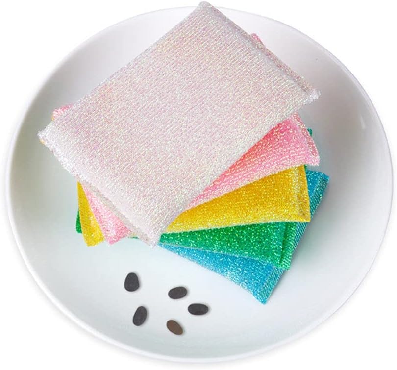 Dish Clothlazy Rag Kitchen Dishwashing Scouring Pad Housework Cleaning Absorbent and Non-linting Hand Towel 10pcs