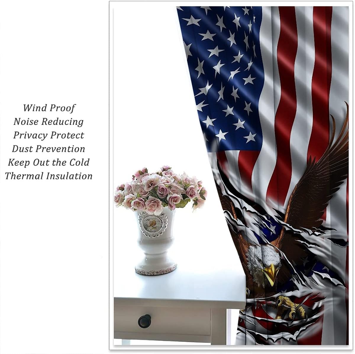 Buу 1 gеt 1 GY Eagle Curtains, Blackout Curtain Eagle Tearing Apart The American Flag Curtains Rod Pocket Kids/Girls Room Window Curtain Treatment Drapes 84x84 Inch ❤ Crаzу Dеаlѕ GY Eagle Curtains, Blackout Curtain Eagle Tearing Apart The American Flag Curtains Rod Pocket Kids/Girls Room Window Curtain Treatment Drapes 84x84 Inch