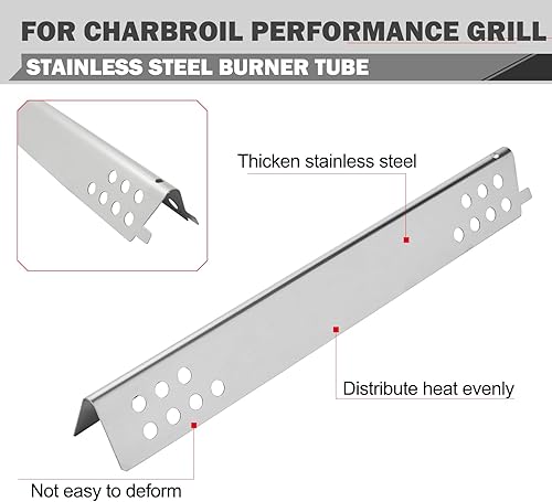 Miniatura 10 de 463435115 Piezas de parrilla para Charbroil Advantage 3 piezas de repuesto de parrilla de quemador 463436815 463335115 463344015 463370015