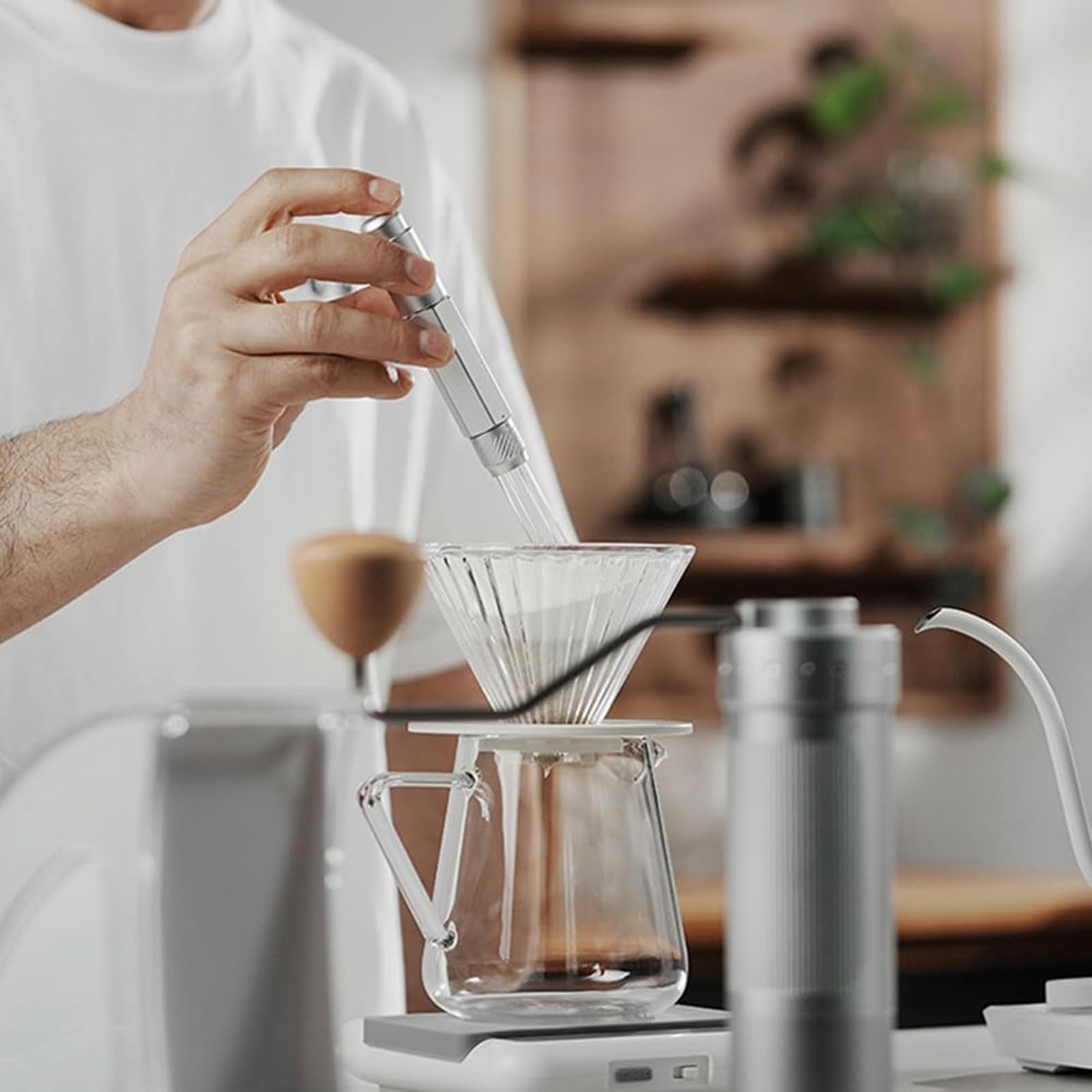 Narzędzie do mieszania kawy espresso, igły, narzędzia do dystrybucji espresso, równomierna dystrybucja, elastyczna regulowana konstrukcja, łatwo rozkłada grudki, do robienia kawy, baristy