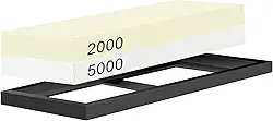 Conjunto De Pedras De Afiar, 2000/5000 Grit Pedras De Afiar De Dupla Face Com Base Antiderrapante