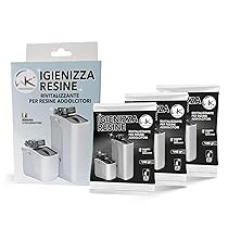 WK Igienizza Resine Addolcitore | Detergente, Decalcificante per Resine Addolcitore | Made in Italy | Confezione da 3 Bustine da 140 gr