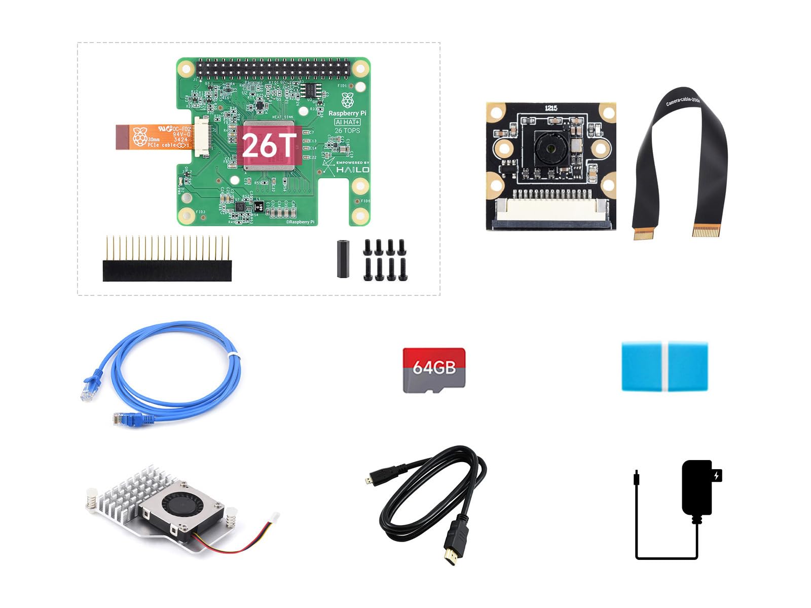Amazon.com: Waveshare AI Kit, Compatible with Raspberry Pi 5
