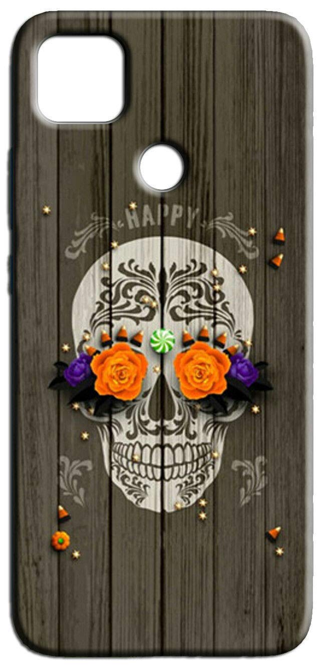 Mixroom Cover Per Realme C21: Morbida Al Tocco, Fantastica Con Teschio Nascosto!