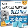 Washing Machine Cleaner Descaler 24 Pack – Deep Cleaning Tablets For HE Front Loader & Top Load Washer, Septic Safe Eco-Friendly Deodorizer, Clean Inside Drum and Laundry Tub Seal – 12 Month Supply