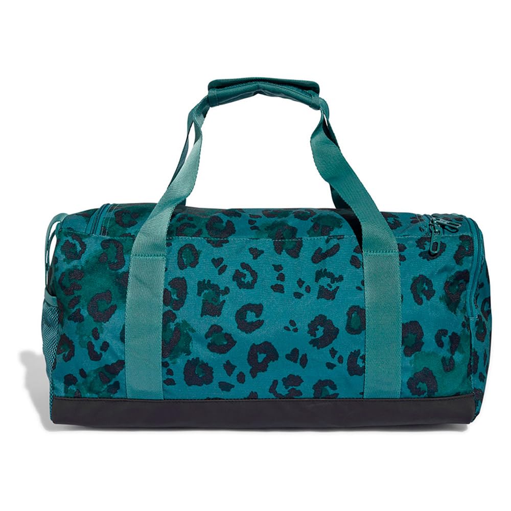 adidas Herren Damen Sporttasche Umhängetasche Linear Graphics Duffle S, Farbe:Grün, Artikel:-multicolor/white/preloved teal
