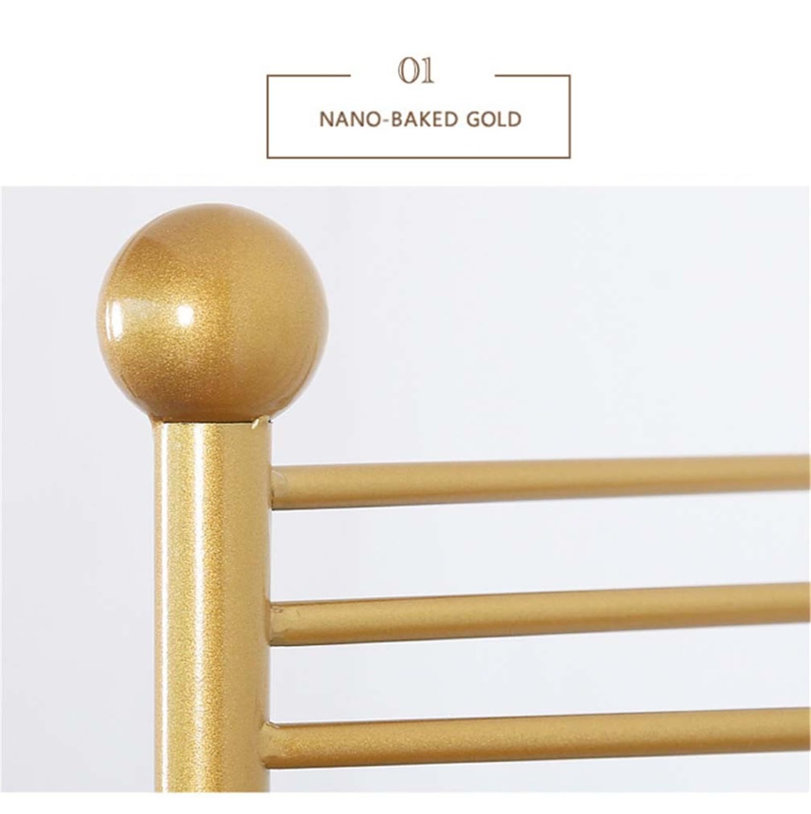 Soporte de Bufandas en Espiral Independiente, estantes metálicos para Bufandas, Soporte para Hijab para Tiendas de Ropa, Uso Comercial y doméstico, estantes Que,Gold-L(170cm)