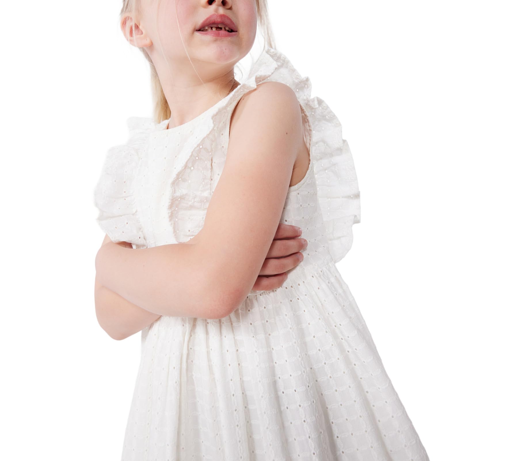Petit Bateau Abito Senza Maniche Bambine e Ragazze