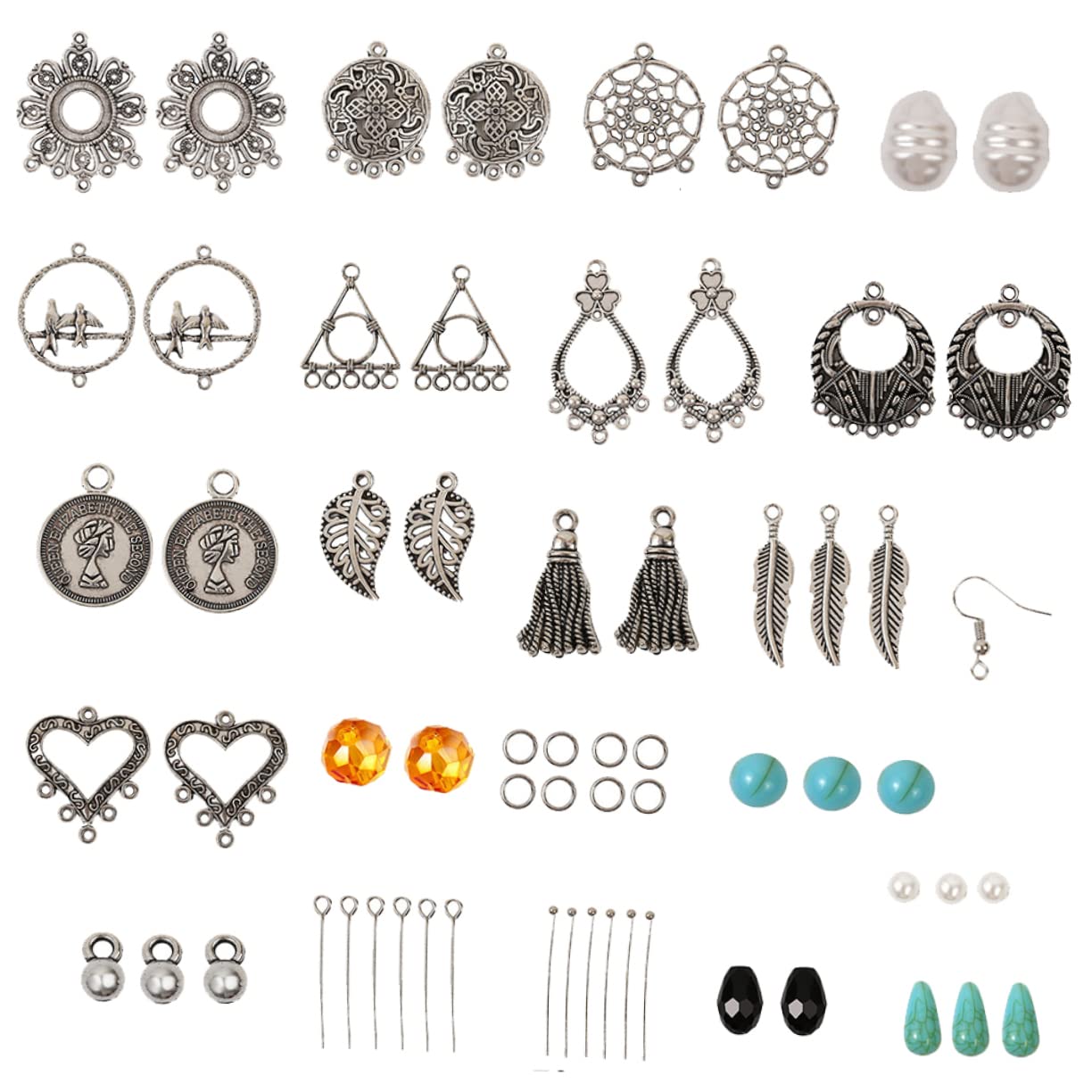 DIYEAH Kit Fai Da Te Per Orecchini Accessori Per Creazione Orecchini Fai Da Te Con Pinze Per Artigiana