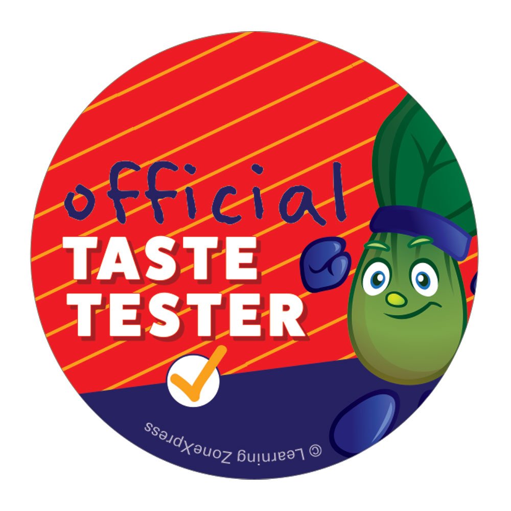 200 School Nutrition Stickers | Official Taste Tester Stickers | 2" Diameter, 4 Designs, 200 Stickers per roll - Image 5