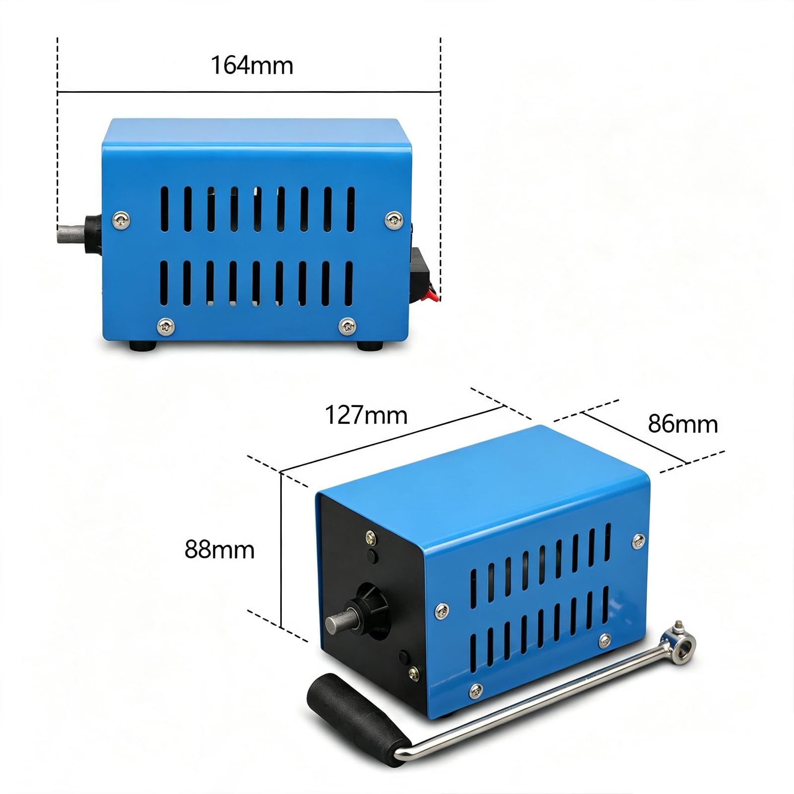 Handkurbelgenerator 20w Manueller Freistehender Generator | Tragbarer 2000rpm Handkurbelgenerator Notfall Manuelle Stromversorgung Für Camping Wandern Und Stromausfälle
