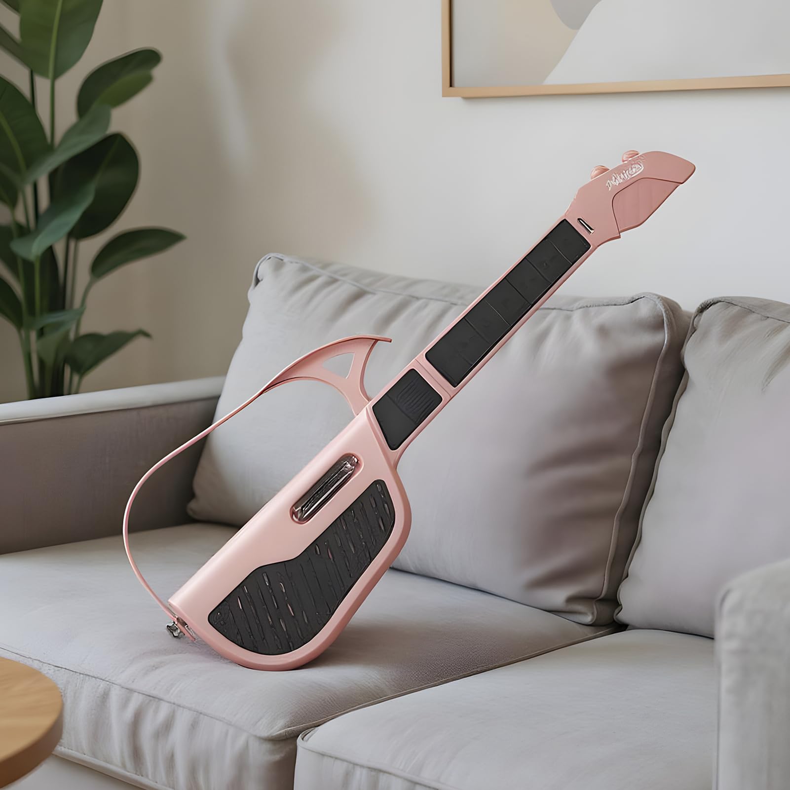 Inteligentne Gitary dla Dorosłych Bezstrunowa Akustyczna | Wbudowany Automatyczny Tryb Akordów Podróżna Gitara Elektryczna Z LEDowym Przewodnikiem Światła Dla Dzieci Rodziny Studentów